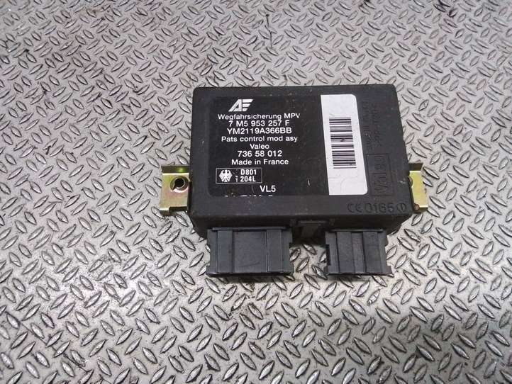 Ford Galaxy (2000 - 2006)  7M5953257F Блок управления иммобилайзера