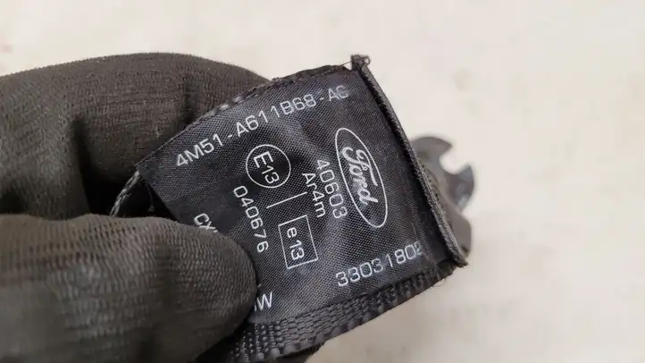 Ford Focus (1998 - 2004) 4M51A611B68AC Задний ремень безопасности — фото 4