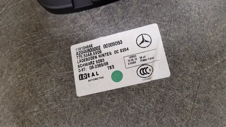 Mercedes-Benz C W204 (2007 - 2014) 11812484E Пол багажника — фото 5