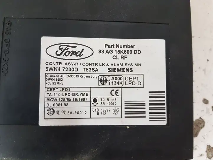 Ford Focus (1998 - 2004) 5WK47230D Модуль комфорта — фото 3