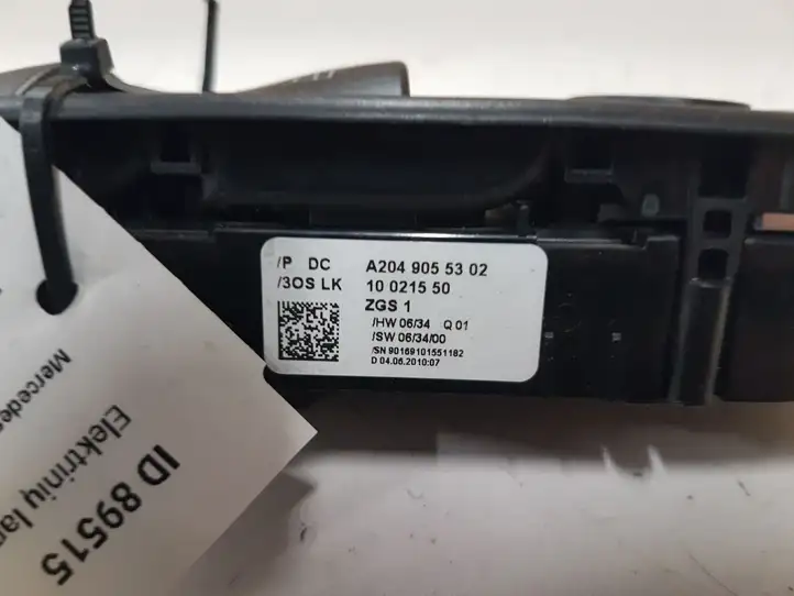 Mercedes-Benz C W204 (2007 - 2014) 10021550 Блок кнопок стеклоподъемников — фото 4