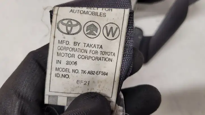 Toyota Yaris (2003 - 2005) TKAB2EF594 Задний ремень безопасности — фото 6