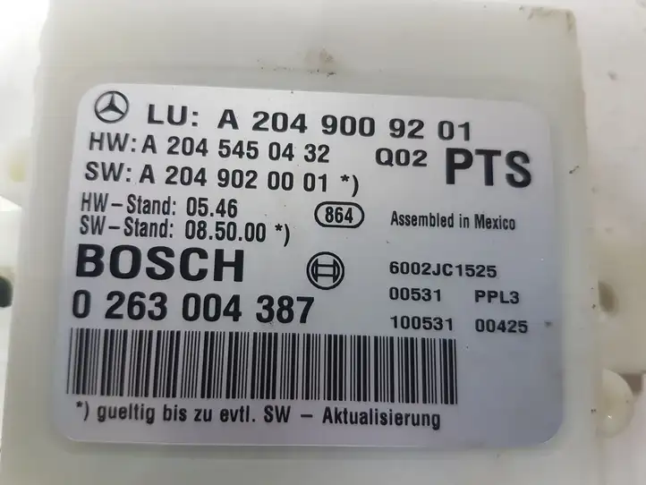 Mercedes-Benz C W204 (2007 - 2014) 2049009201 Блок управления парктрониками — фото 4