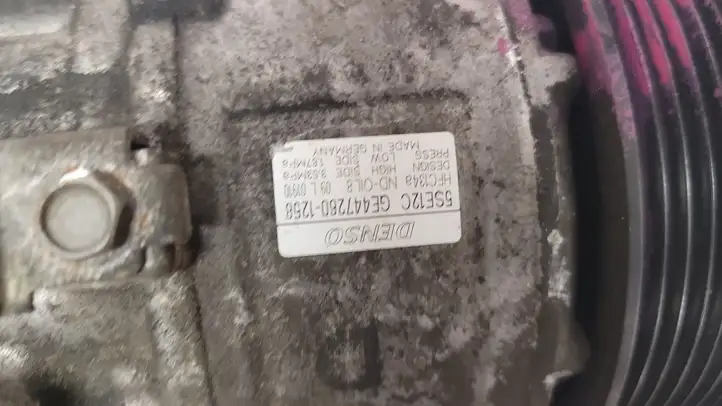 Toyota Avensis T270 (2009 - 2012) GE4472601258 Компрессор (насос) кондиционера воздуха — фото 6