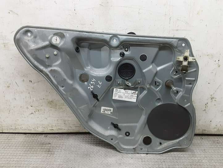 Volkswagen Polo (2005 - 2009)  6Q4839401C Механизм механического подъема окон задней двери