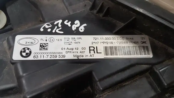 BMW 3 F30 F35 F31 (2012 - 2018) 63117259539 Передняя фара — фото 6