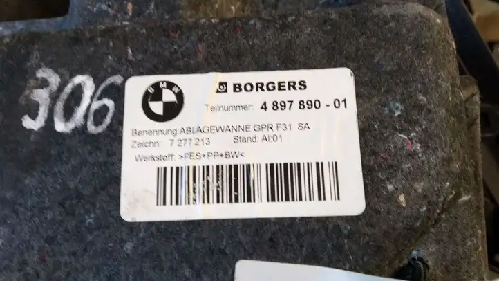 BMW 3 F30 F35 F31 (2012 - 2018) 489789001 Ящик для хранения в багажнике — фото 7