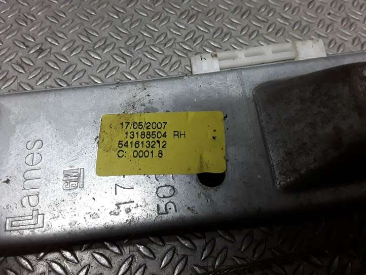 Opel Corsa D (2006 - 2010)  13188504 Механизм механического подъема окон задней двери