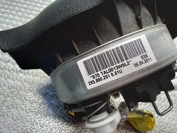 Volkswagen Caddy (2010 - 2015) 2K5880201B Подушка безопасности руля — фото 2