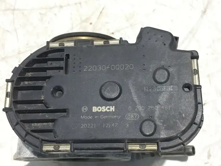 Toyota Yaris (2009 - 2012) 0280750481 Дроссельная заслонка — фото 6