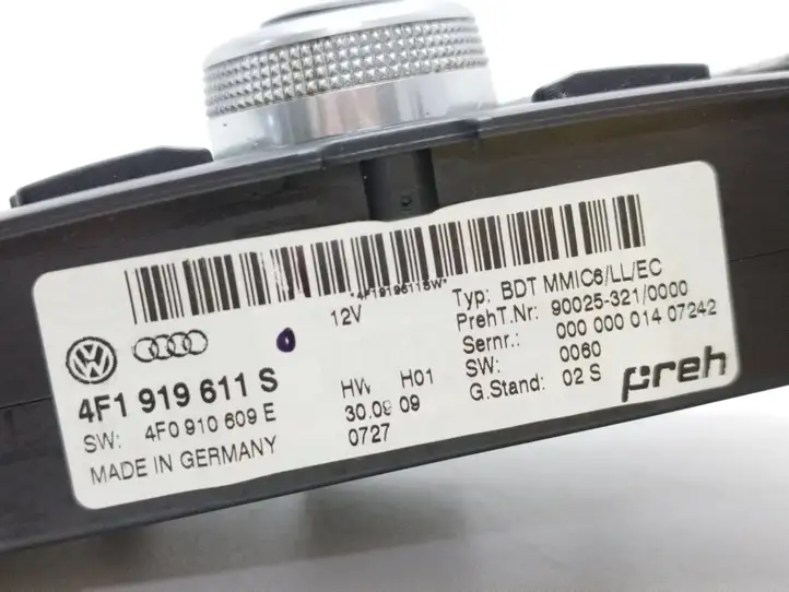 Audi A6 S6 C6 4F (2008 - 2011) 4F1919611S Контроллер мультимедийной системы — фото 2