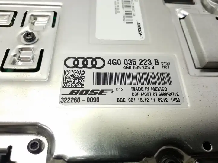 Audi A6 C7 (2011 - 2014) 4G0035223B Усилитель звука — фото 5