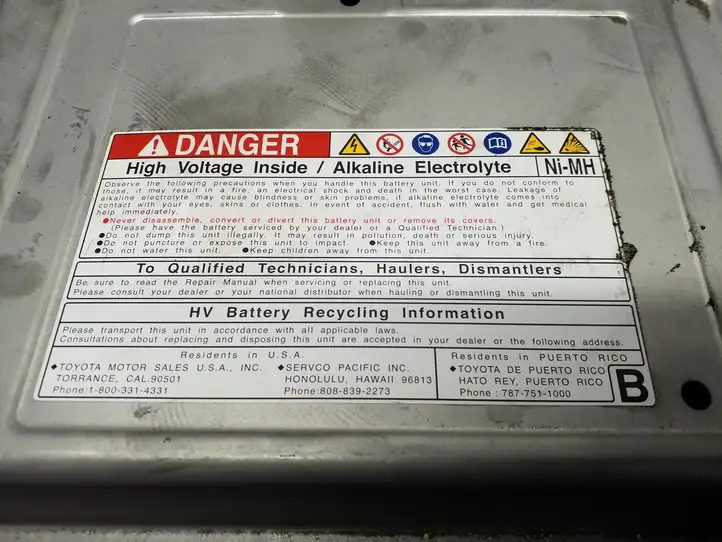 Toyota Prius+ (ZVW40) (2011 - 2018) G928076010 Аккумулятор гибридного / электрического автомобиля — фото 9