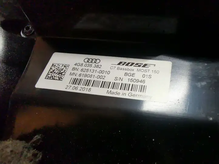 Audi A6 (2014 - 2018)  4G8035382 Громкоговоритель низкой частоты