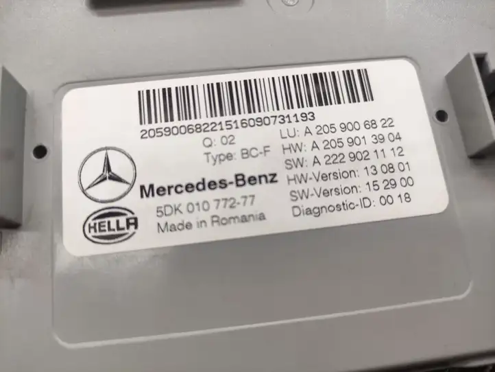 Mercedes-Benz GLC X253/C253 (2015 - ) A2059006822 Модуль комфорта — фото 2