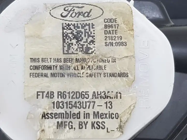 Ford Edge II (2015 - ) FT4BR612D65 Передний ремень безопасности — фото 4