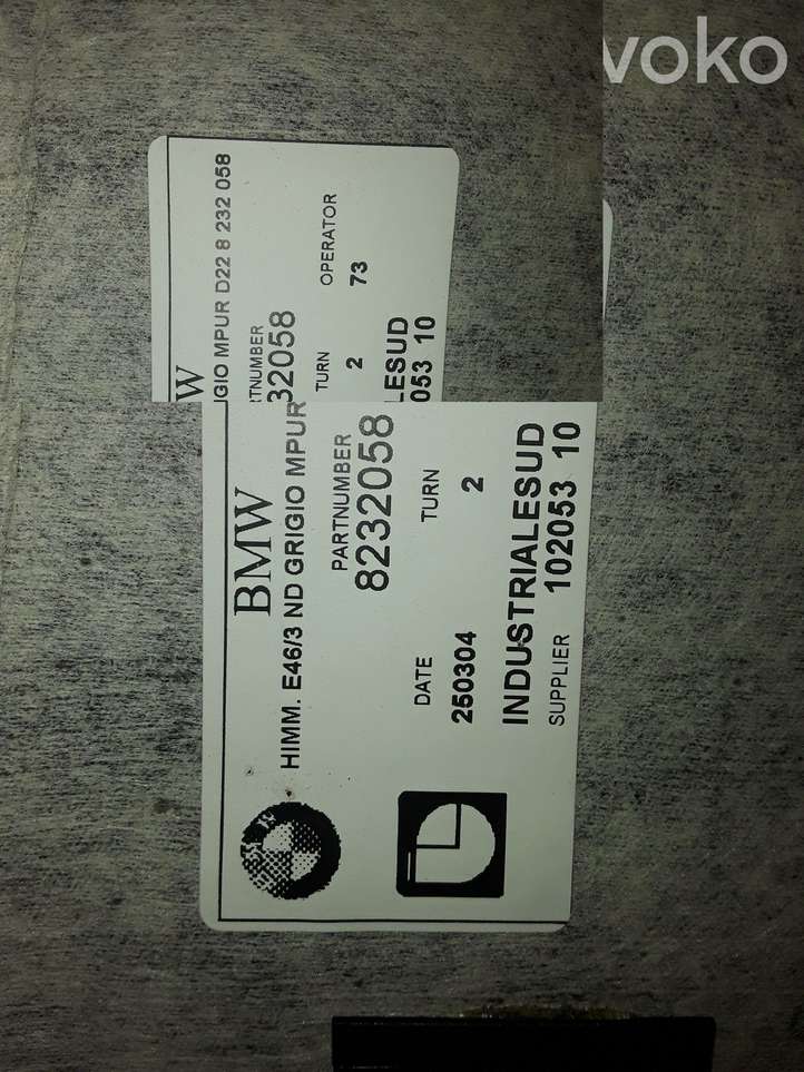BMW 3 E46 (1998 - 2005)  8232058 Потолок