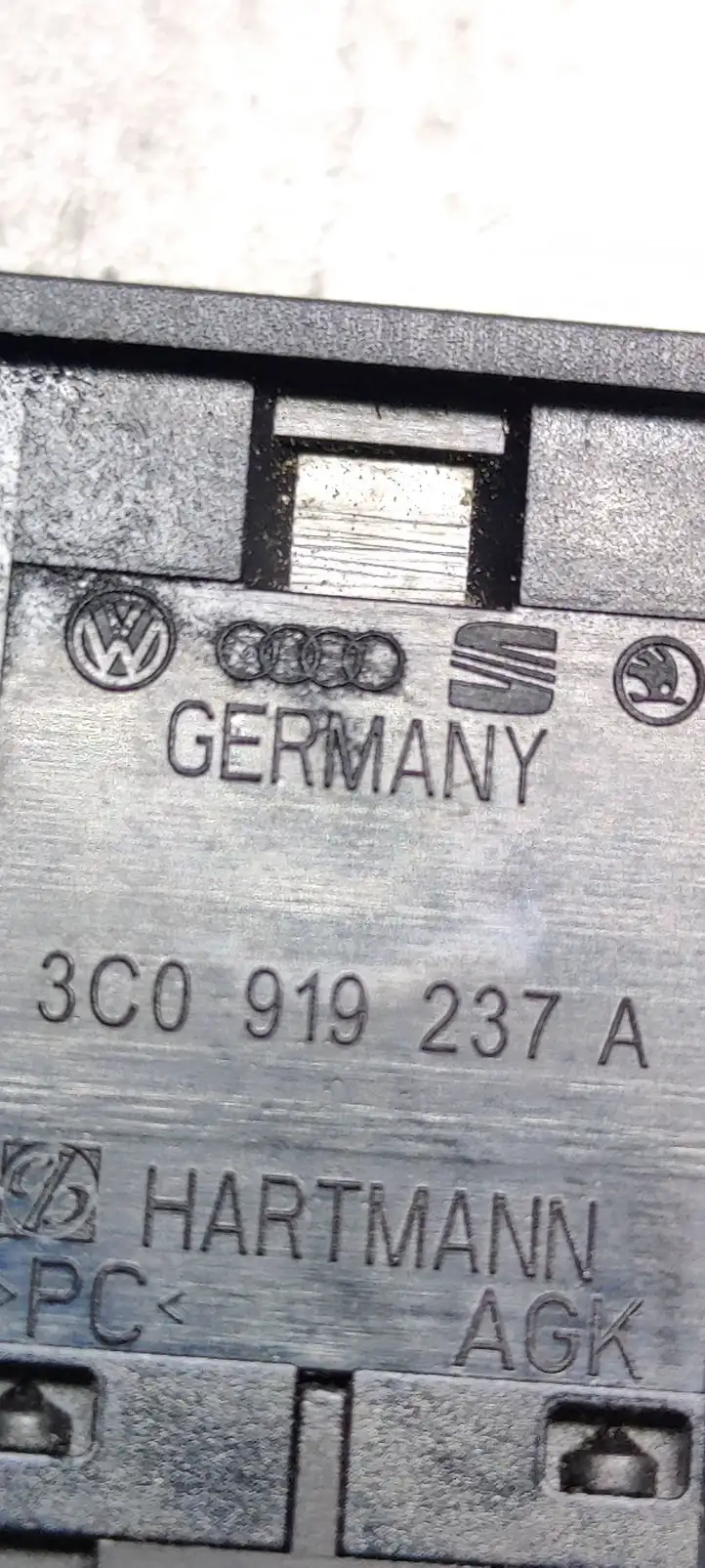 Volkswagen PASSAT B6 (2005 - 2010) 3C0919237A Включатель надувной подушки для пассажира — фото 3