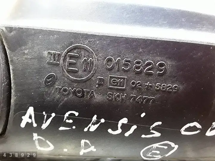 Toyota Avensis T250 (2006 - 2009) E11015829 Боковое зеркало с электроприводом — фото 7