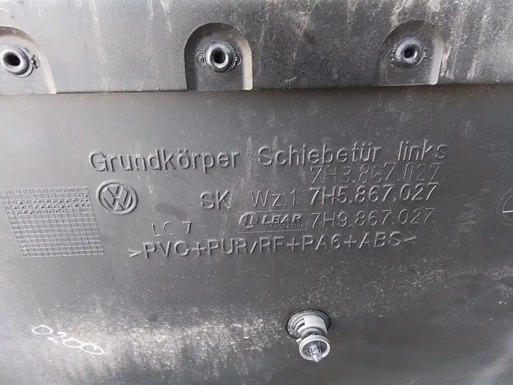 Volkswagen Multivan T5 (2003 - 2015) 7H5867027 Обшивка раздвижной двери — фото 4