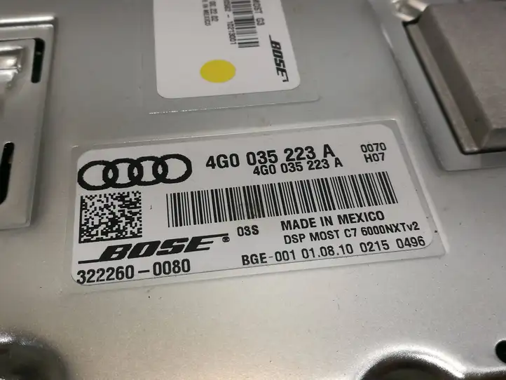 Audi A8 S8 D4 4H (2010 - 2014) 4G0035223A Усилитель звука — фото 2