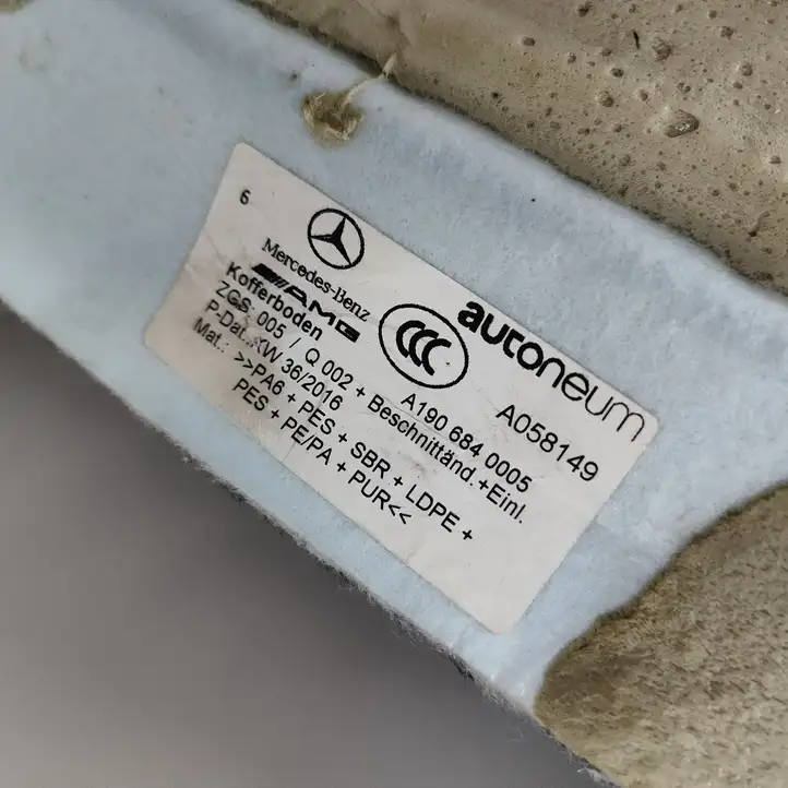 Mercedes-Benz AMG GT 4 x290 w290 (2018 - ) A1906840005 Пол багажника — фото 6