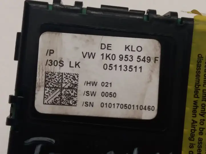 Skoda Octavia Mk1 (1U) (1996 - 2004) 1K0953549F Датчик угла поворота руля — фото 3