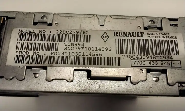Renault Scenic I (1996 - 2003) 7700433948 Магнитола / мультимедийная система — фото 5