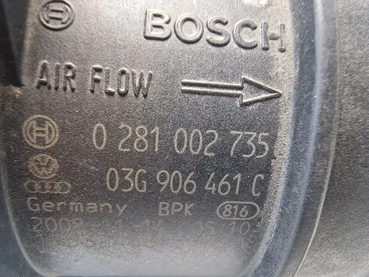Volkswagen Jetta V (2005 - 2010) 03G906461C Датчик массового расхода воздуха — фото 3