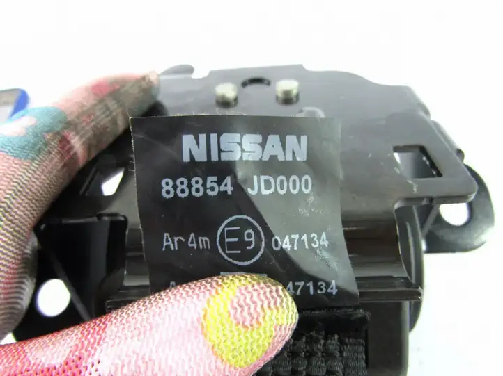 Nissan Qashqai (2006 - 2010) Задний ремень безопасности — фото 2