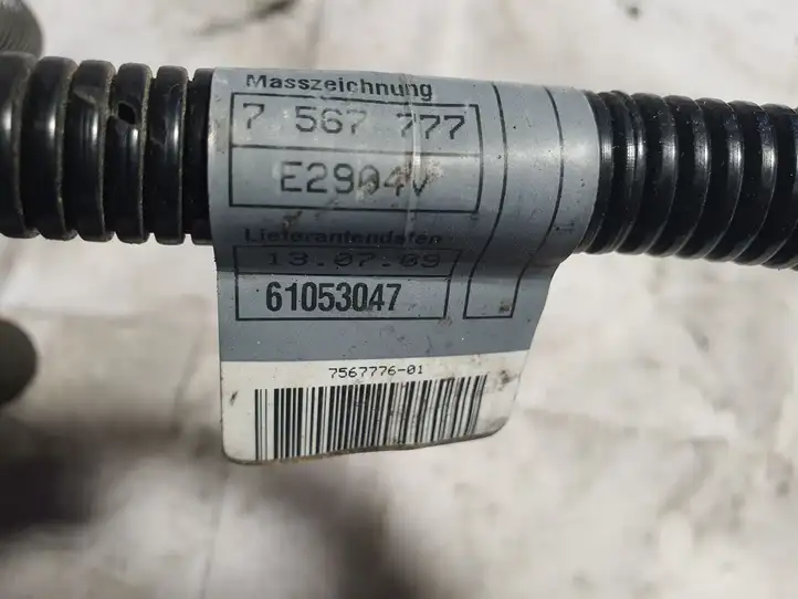 BMW 3 E90 E91 (2005 - 2012) 7567777 Плюсовой провод аккумулятора — фото 2
