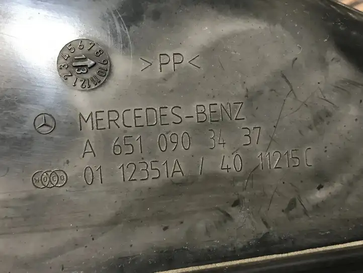 Mercedes-Benz C W204 (2007 - 2014) A6510903437 Воздуховоды системы отопления/климатики — фото 6