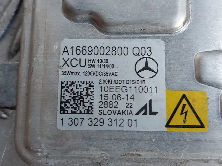 Mercedes-Benz GL X166 (2013 - 2019) A1669002800 Блок розжига ксенона — фото 2