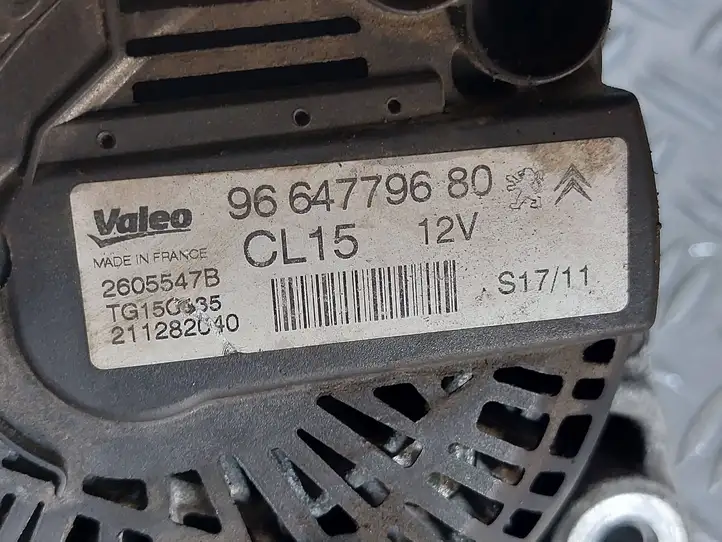 Citroen C3 Picasso (2010 - 2017) 9664779680 Генератор — фото 2