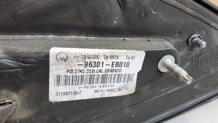 Nissan Navara D40 (2004 - 2015) E9014302 Боковое зеркало с электроприводом — фото 3