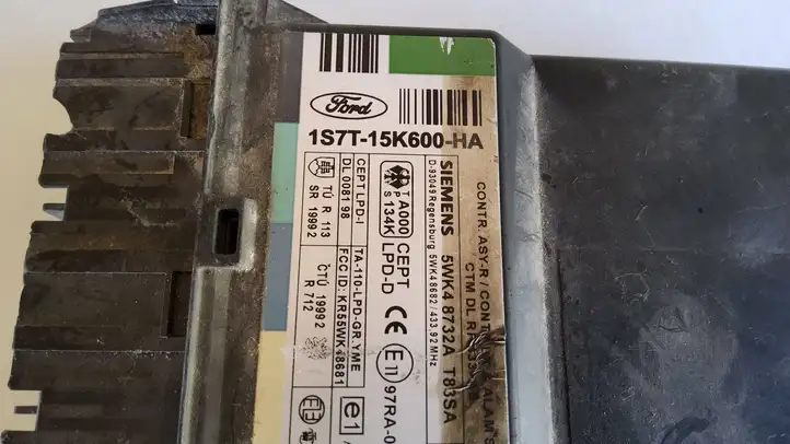 Ford Mondeo Mk III (2000 - 2007) 1S7T15K600HA Модуль комфорта — фото 2