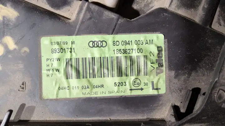 Audi A4 S4 B5 8D (1999 - 2001) 8D0941003AM Передняя фара — фото 4