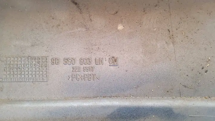 Opel Zafira A (1999 - 2003) 90580803LH Отделка (ленточка) заднего фонаря — фото 2