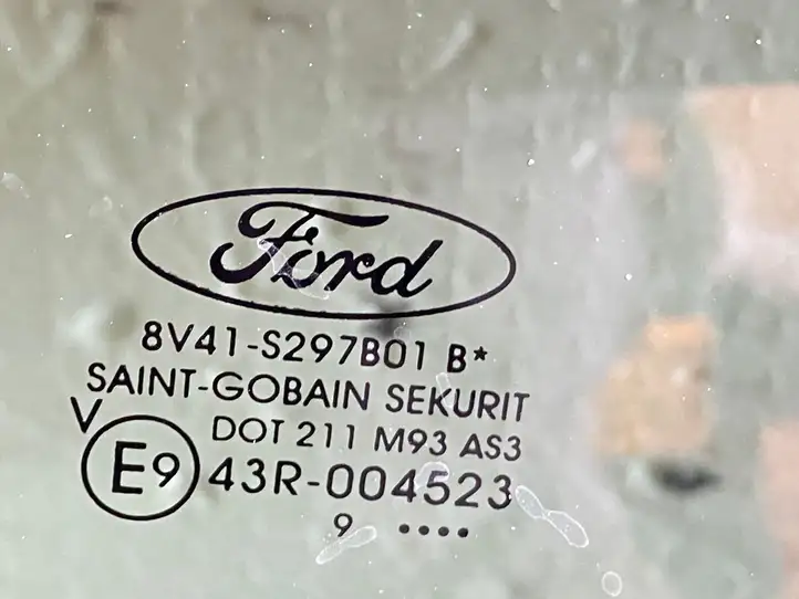 Ford Kuga I (2008 - 2012) DOT211M93AS3 Заднее боковое стекло — фото 2