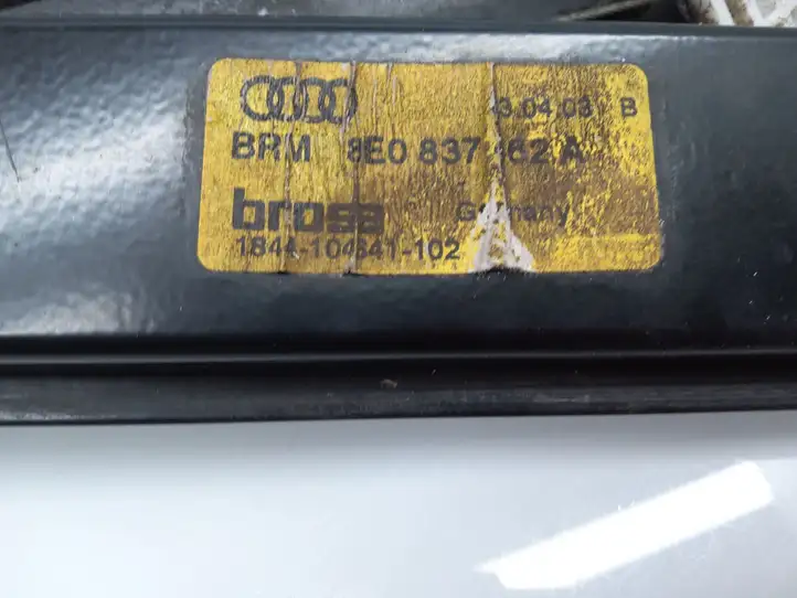 Audi A4 S4 B6 8E 8H (2000 - 2006) 8E083762A Стеклоподъемник передней двери (без мотора) — фото 3
