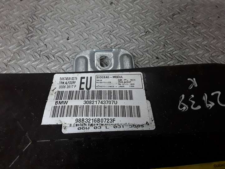 BMW 3 E46 (1998 - 2005)  30821743707U Подушка безопастности передней двери