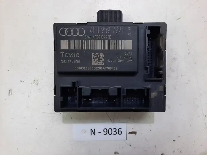 Audi A6 S6 C6 4F (2004 - 2008) 4F0959792E Блок управления дверью — фото 1