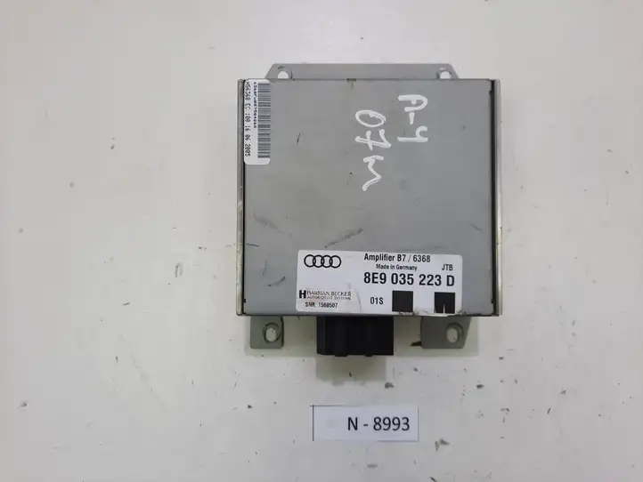 Audi A4 S4 B7 8E 8H (2004 - 2009) 8E9035223D Усилитель звука — фото 1