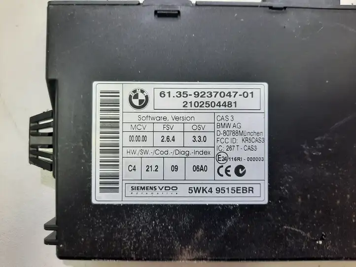 BMW 3 E90 E91 (2005 - 2012) 9237047 Модуль комфорта — фото 2