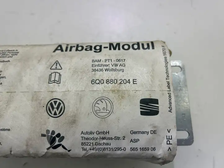 Skoda Fabia Mk1 (6Y) (1999 - 2007) 6Q0880204E Подушка безопасности пассажира — фото 4