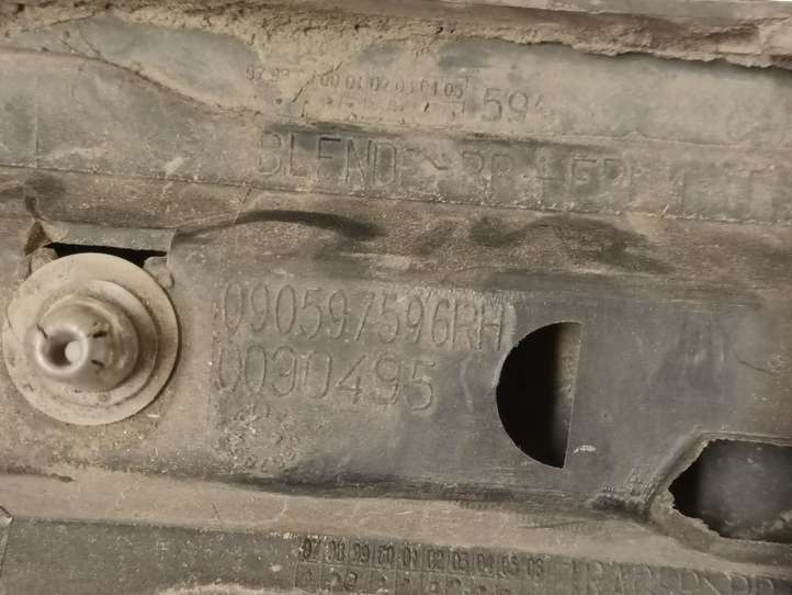 Opel Zafira (1999 - 2003)  090597596 Нижняя часть бампера