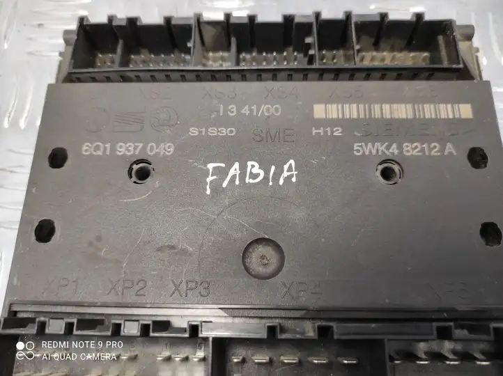 Skoda Fabia Mk1 (6Y) (1999 - 2007) 6Q1937049 Модуль комфорта — фото 1