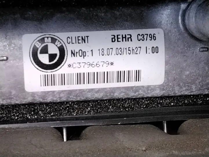 BMW 5 E60 E61 (2004 - 2010) 6411691221211 Комплект системы вентиляции салона — фото 4