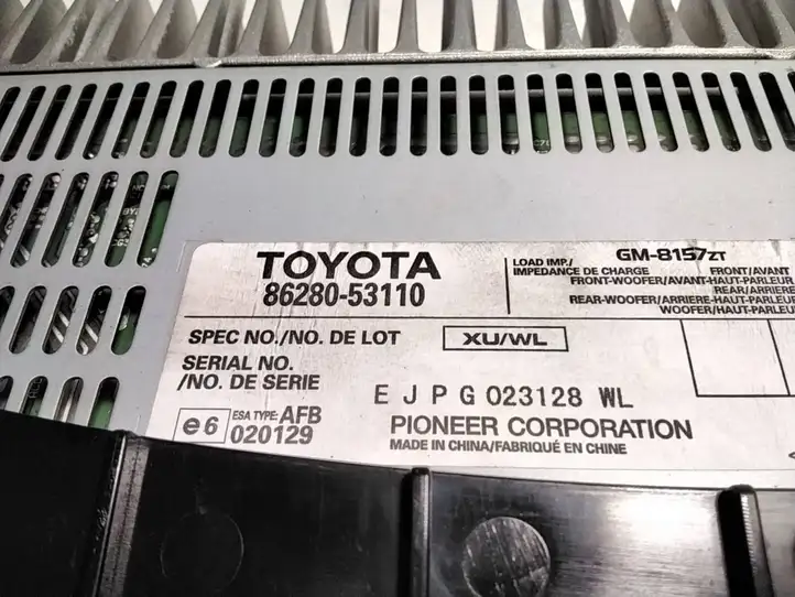Lexus IS 220D-250-350 (2005 - 2010) 8628053110 Усилитель звука — фото 4
