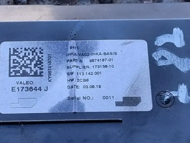 BMW 2 F22 F23 (2017 - ) 9874187 Блок управления кондиционером — фото 2